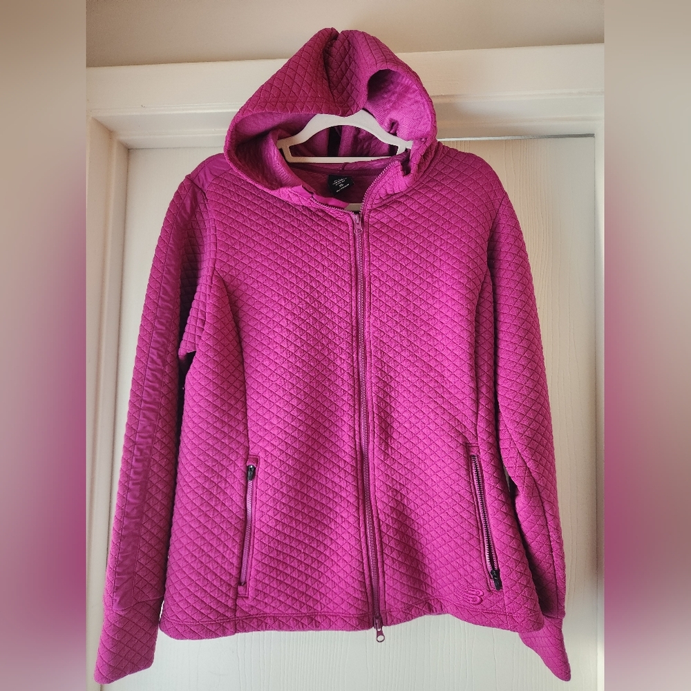 New Balance Women's Quilted Jacket With Hood XL